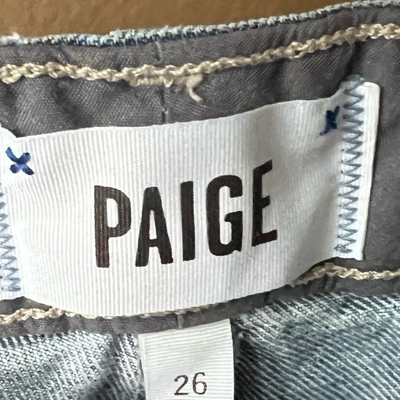 PAIGE Jimmy Jimmy Ankle Liza Destructed Size 26 Destroyed Jeans - Picture 9 of 9